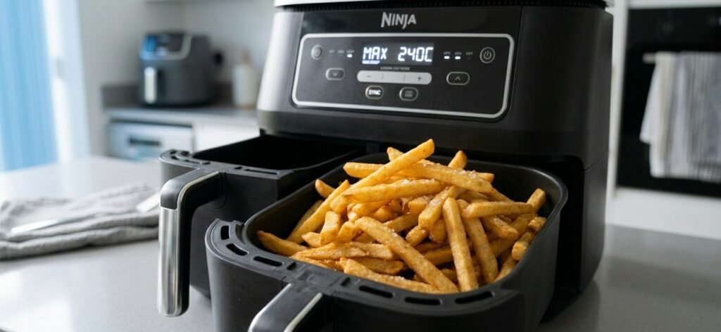 Ninja Foodi MAX DualZone AF400EU mit knusprigen Pommes frites im Praxistest